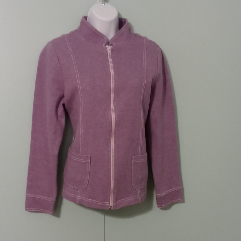 NWOT Tog Shop Zipper Jacket Purple‎ Size Medium Pockets